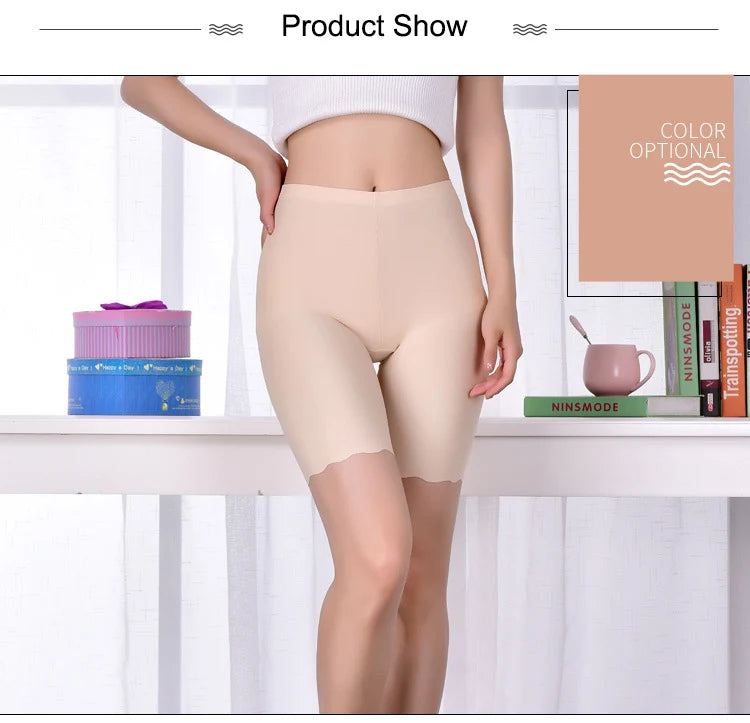 Seamless Safety Shorts – Plus Size Anti-Rub Boxers for Women | 3XL Style Heaven