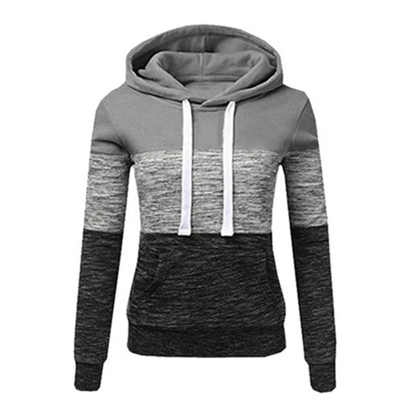 Women's Tricolor Sweatshirt Pullovers Graphic Sweatshirts New Hoodies and Sweatshirts Hooded Shirt Hoody Clothes Style Heaven