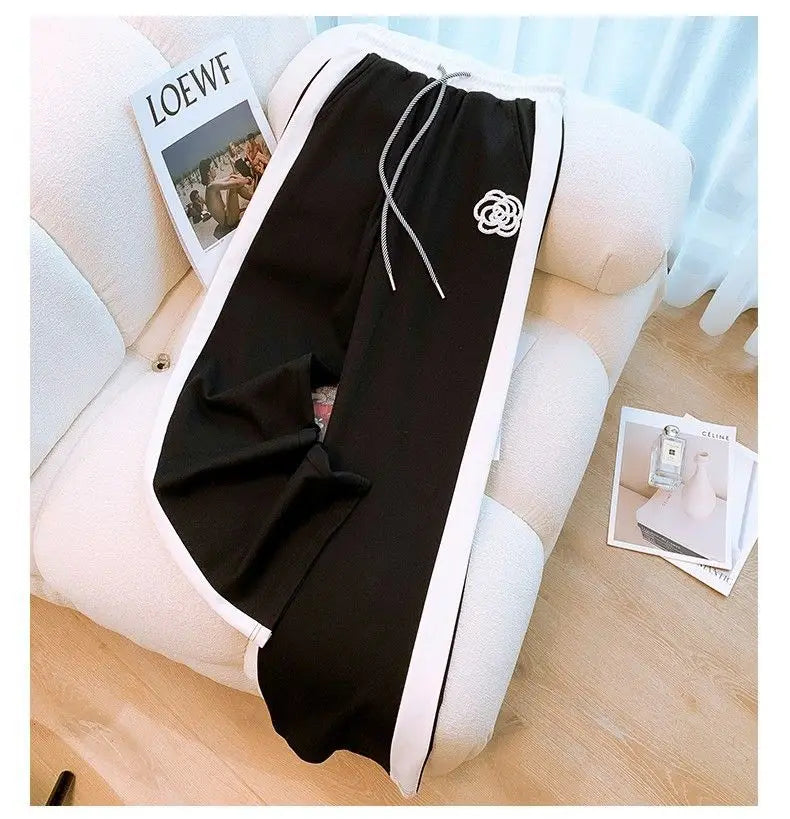 Women's Summer 2-Piece Sporty Chic Set – Short Sleeve Crop Top & Pants Style Heaven