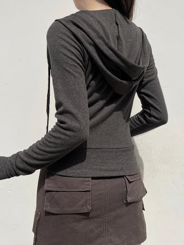Women's Basic Hooded Sweatshirt Tracksuit – Solid Color Casual Streetwear Set with Pockets Style Heaven