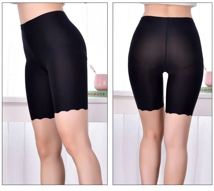 Seamless Safety Shorts – Plus Size Anti-Rub Boxers for Women | 3XL Style Heaven