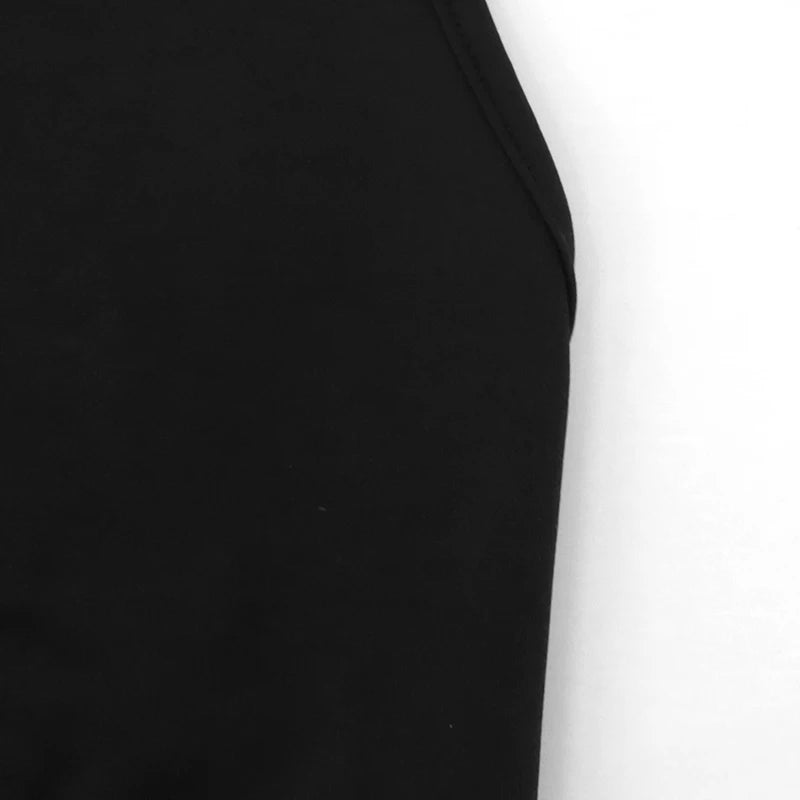 Sexy Backless Playsuit for Women - Sports Fitness Summer Fashion Black Rompers with Hollow Out Bandage & Halter Design Style Heaven