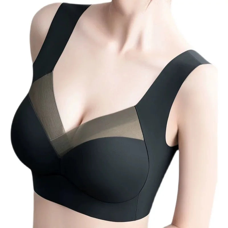 All-in-One Support Tank Top Bra – Soft, No Trace, Wireless Thin Underwear Style Heaven