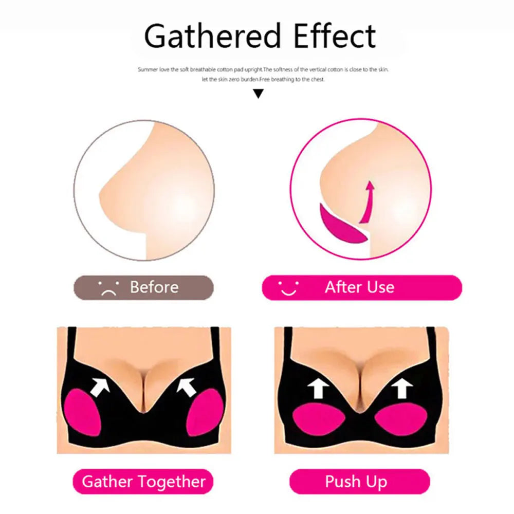 Push-Up Padded Bikini Set – Breathable Sponge Bra Pad Swimwear for Women