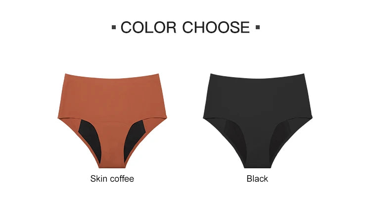 Mid-Rise Seamless Menstrual Period Panties – 4-Layer Absorbent Leak-Proof Culottes Style Heaven