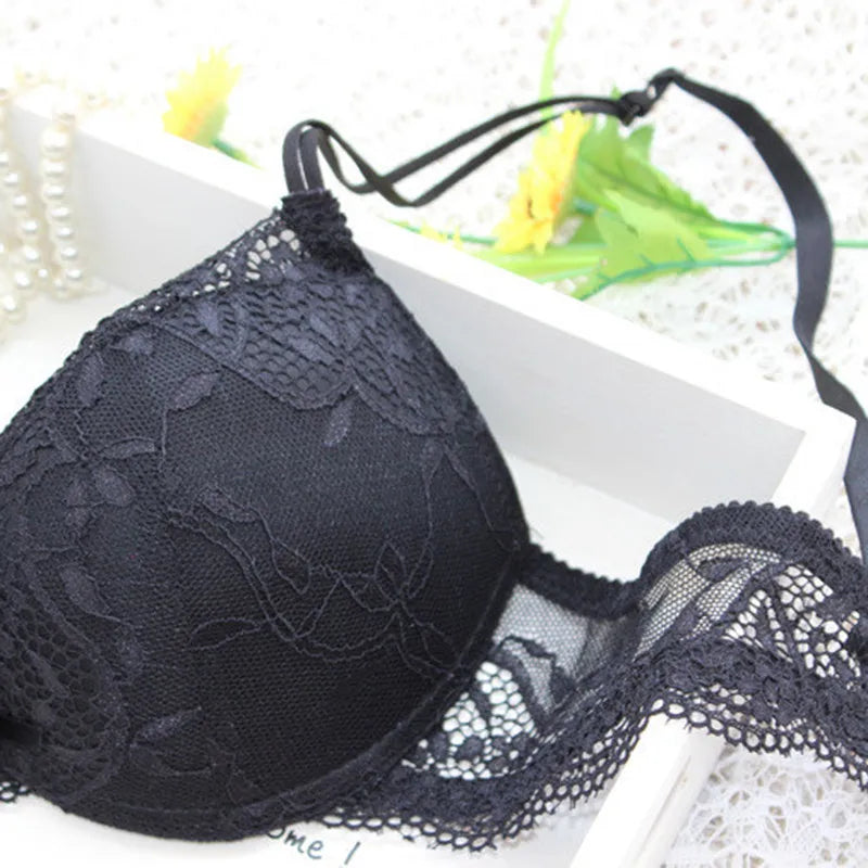 Sexy Lace Lingerie Set – Comfortable Solid Color Bra & Panty Suit for Women Style Heaven