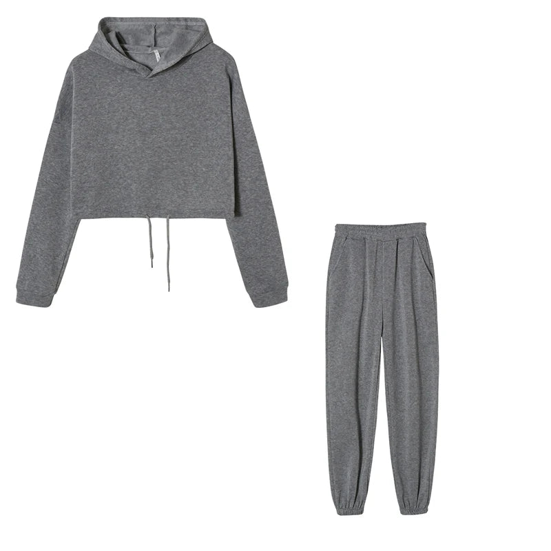 Women’s Long-Sleeve Sportswear Set – Casual Fashion Two-Piece Outfit Style Heaven