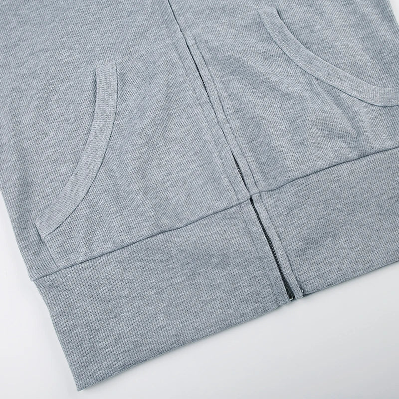 Women's Basic Hooded Sweatshirt Tracksuit – Solid Color Casual Streetwear Set with Pockets Style Heaven