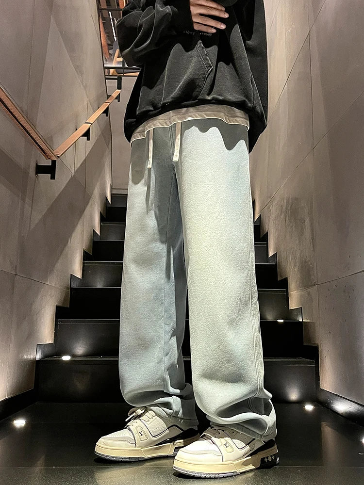 Men’s Winter Warm Fleece-Lined Jeans – Thick Straight Denim Pants for Cold Weather - Style Heaven