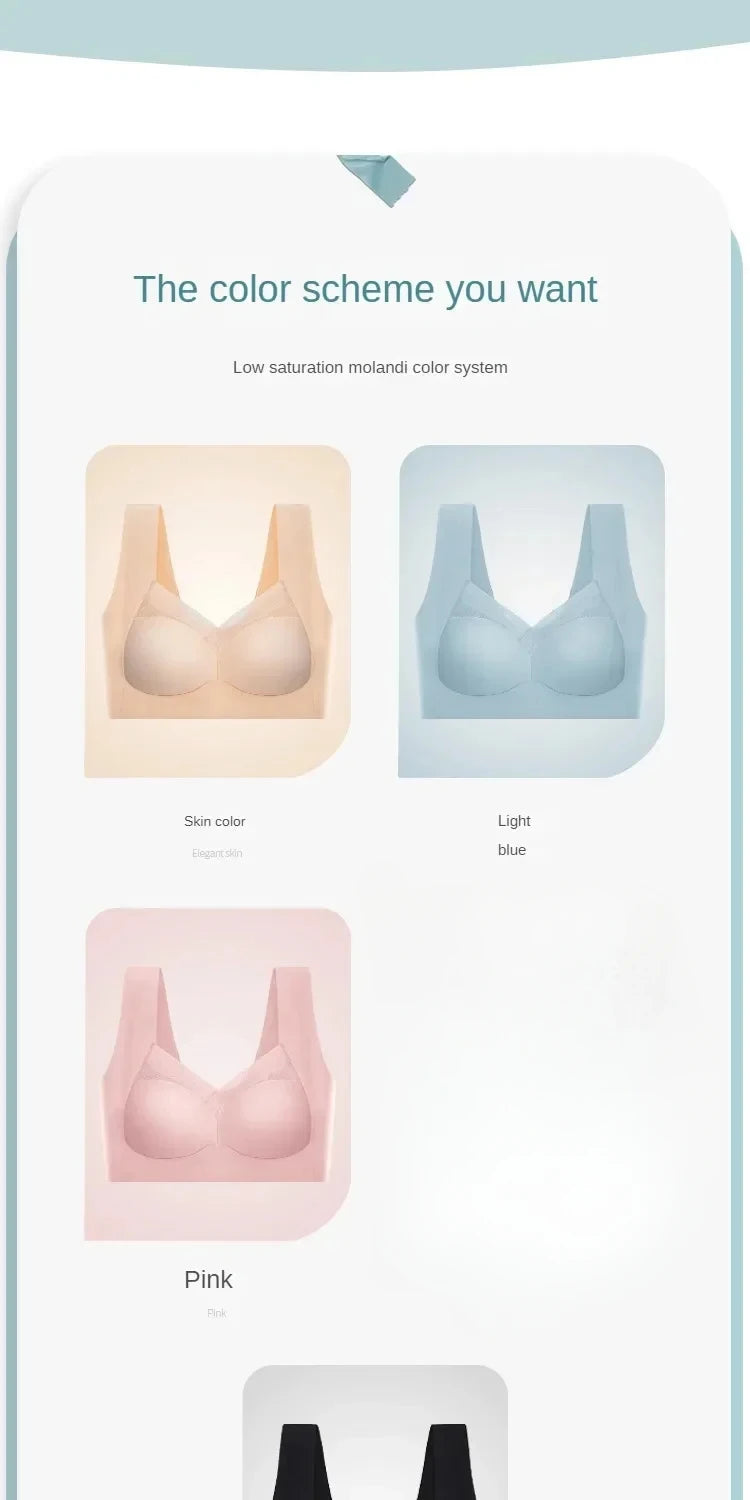 All-in-One Support Tank Top Bra – Soft, No Trace, Wireless Thin Underwear Style Heaven
