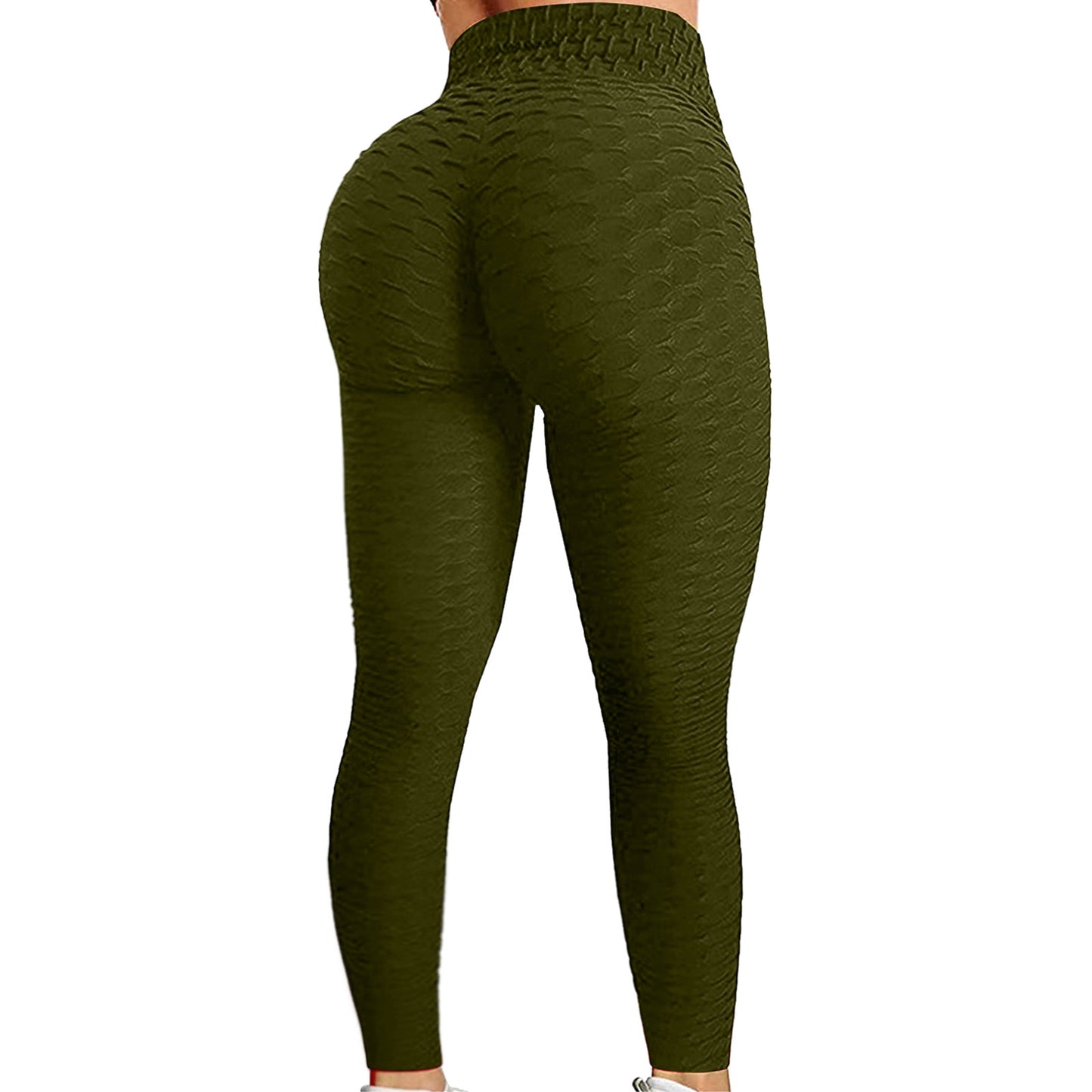 Women's Bubble Hip-Lifting Flared Yoga Pants – High Waist Fitness & Dance Workout Trousers Style Heaven
