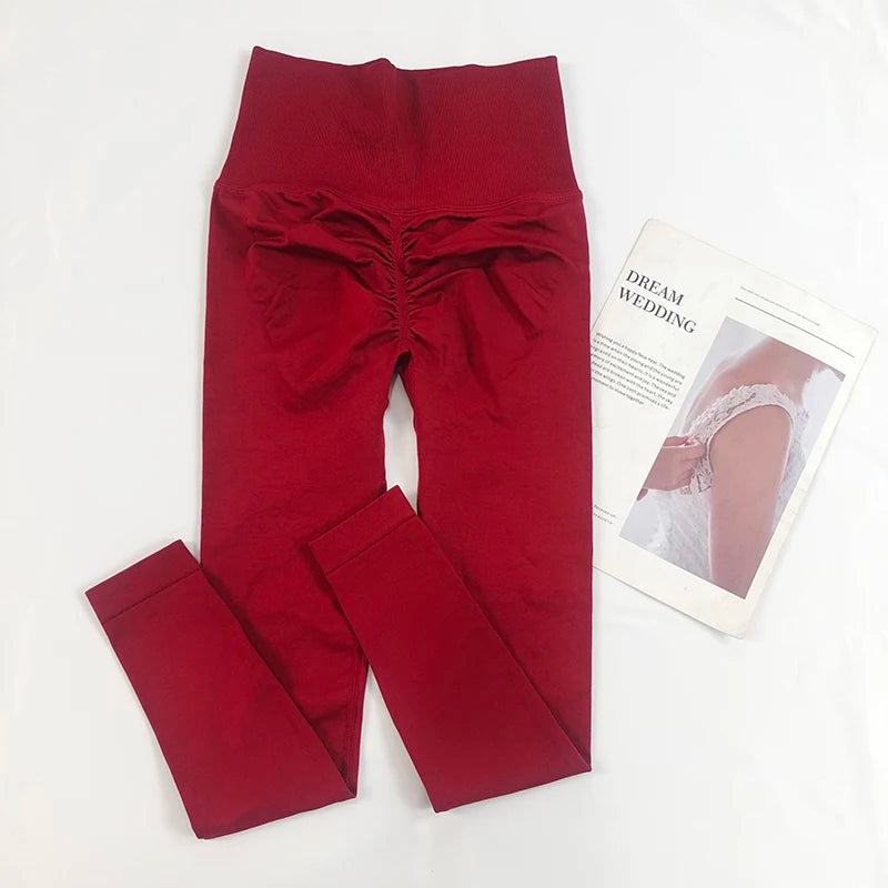 Women's Seamless Scrunch Butt Yoga Leggings – High Waist, Quick-Dry Gym & Running Pants Style Heaven