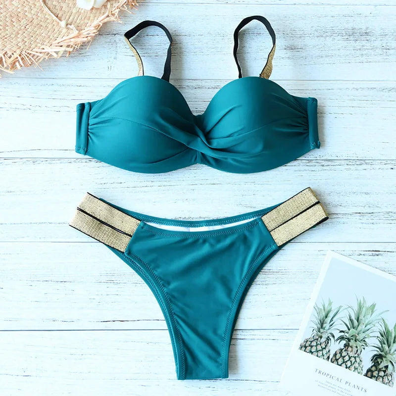 Floral Print Push-Up Bikini Set | Sexy Women’s Swimwear | Summer Beachwear - Style Heaven
