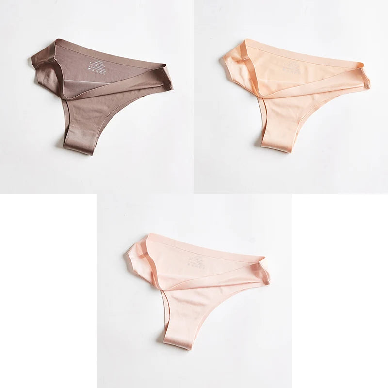 Women's Seamless Thong – Ice Silk T-Back G-String, Sexy & Breathable Fitness Lingerie Style Heaven