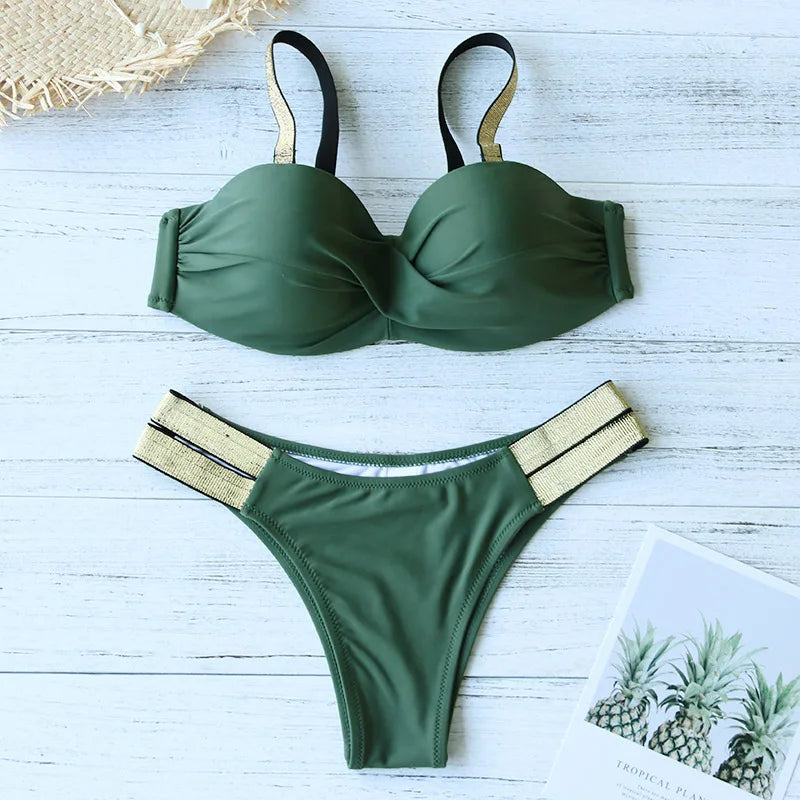 Floral Print Push-Up Bikini Set | Sexy Women’s Swimwear | Summer Beachwear - Style Heaven