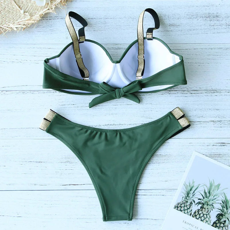 Floral Print Push-Up Bikini Set | Sexy Women’s Swimwear | Summer Beachwear - Style Heaven