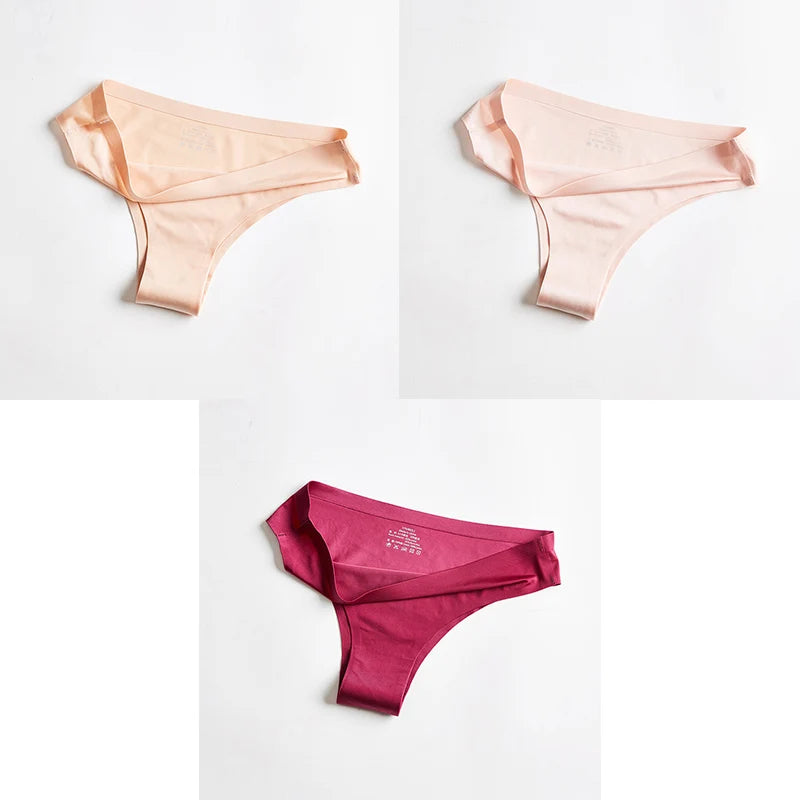 Women's Seamless Thong – Ice Silk T-Back G-String, Sexy & Breathable Fitness Lingerie Style Heaven