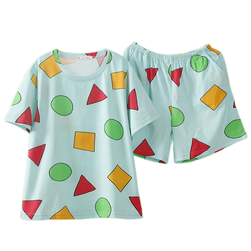 Cotton Pajama Set – Japanese-Style Summer Short-Sleeve Sleepwear for Couples Style Heaven