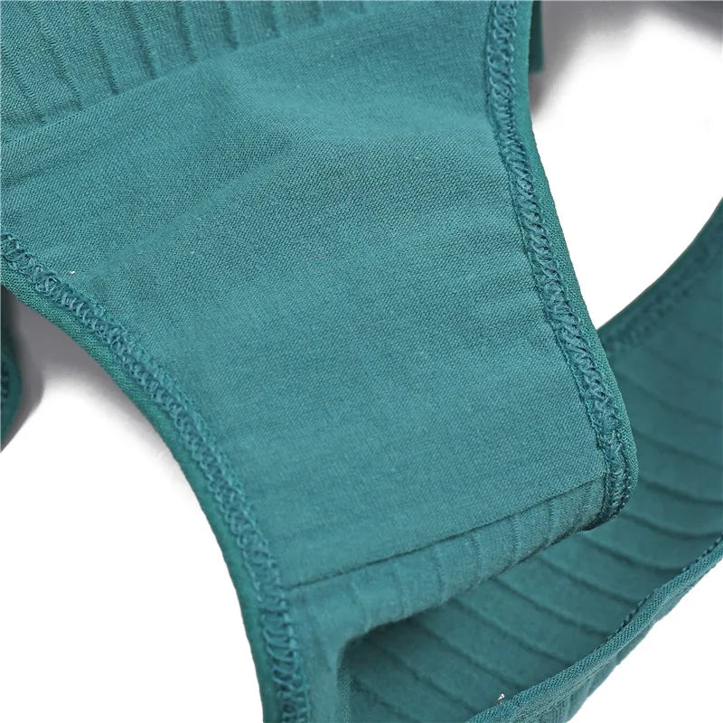 FINETOO 3-Piece Women's Cotton Underwear Set – Soft & Sexy Solid Color Panties - Style Heaven