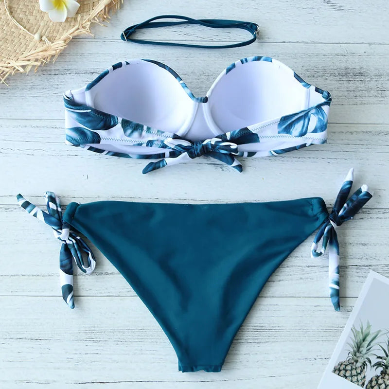 Floral Print Push-Up Bikini Set | Sexy Women’s Swimwear | Summer Beachwear - Style Heaven
