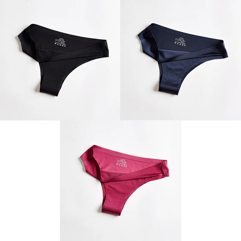 Women's Seamless Thong – Ice Silk T-Back G-String, Sexy & Breathable Fitness Lingerie Style Heaven