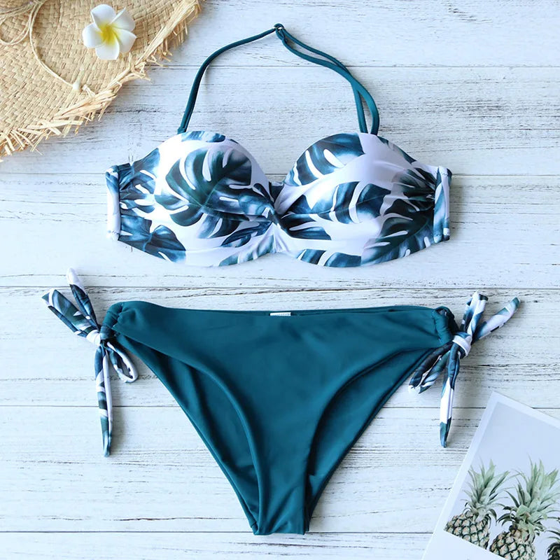 Floral Print Push-Up Bikini Set | Sexy Women’s Swimwear | Summer Beachwear - Style Heaven
