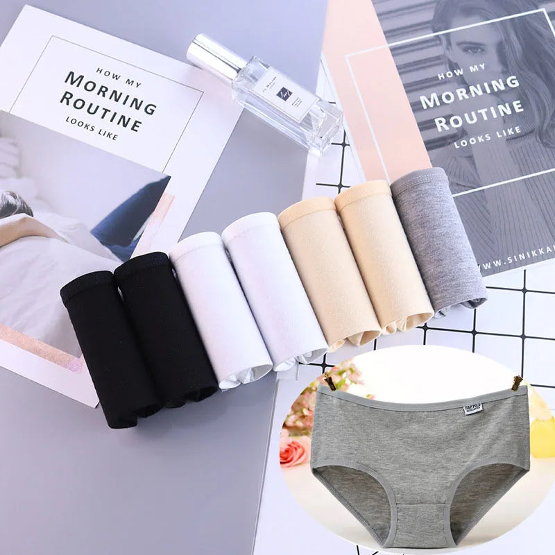 7Pcs/Lot Plus Size Women's Cotton Panties – Soft & Comfortable Briefs, Sexy Lingerie Underwear (M-4XL) Style Heaven
