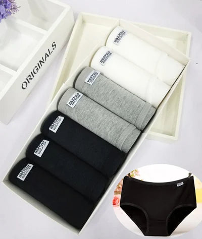 7Pcs/Lot Plus Size Women's Cotton Panties – Soft & Comfortable Briefs, Sexy Lingerie Underwear (M-4XL) Style Heaven