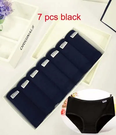 7Pcs/Lot Plus Size Women's Cotton Panties – Soft & Comfortable Briefs, Sexy Lingerie Underwear (M-4XL) Style Heaven
