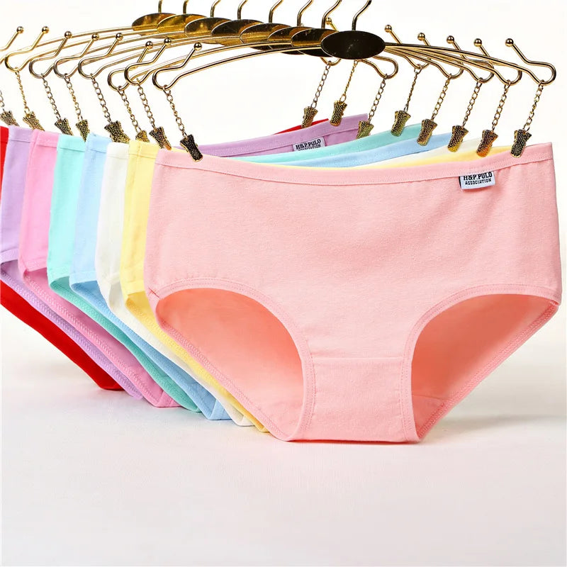 7Pcs/Lot Plus Size Women's Cotton Panties – Soft & Comfortable Briefs, Sexy Lingerie Underwear (M-4XL) Style Heaven