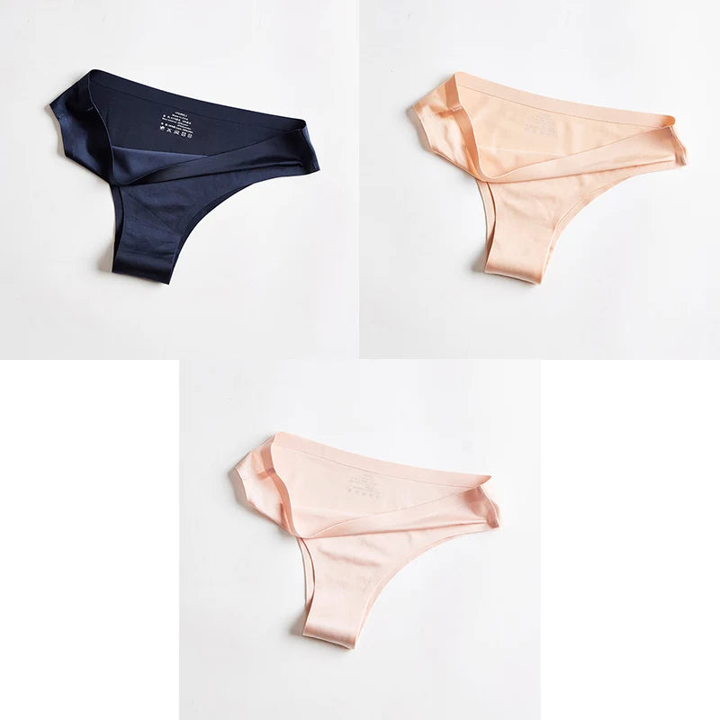 Women's Seamless Thong – Ice Silk T-Back G-String, Sexy & Breathable Fitness Lingerie Style Heaven
