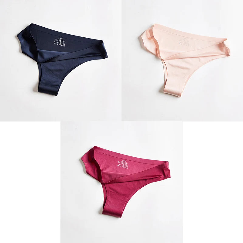 Women's Seamless Thong – Ice Silk T-Back G-String, Sexy & Breathable Fitness Lingerie Style Heaven
