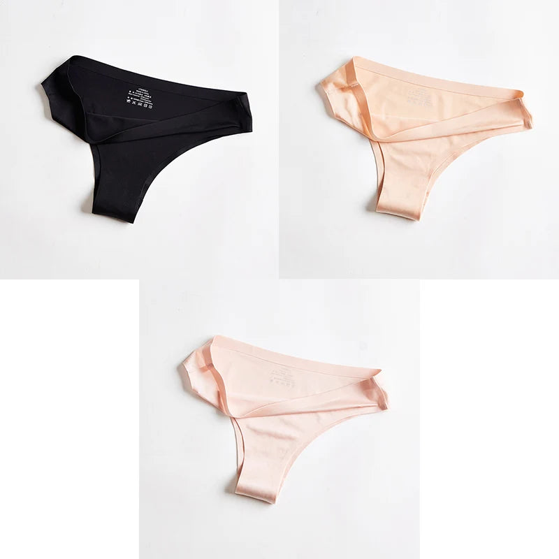 Women's Seamless Thong – Ice Silk T-Back G-String, Sexy & Breathable Fitness Lingerie Style Heaven