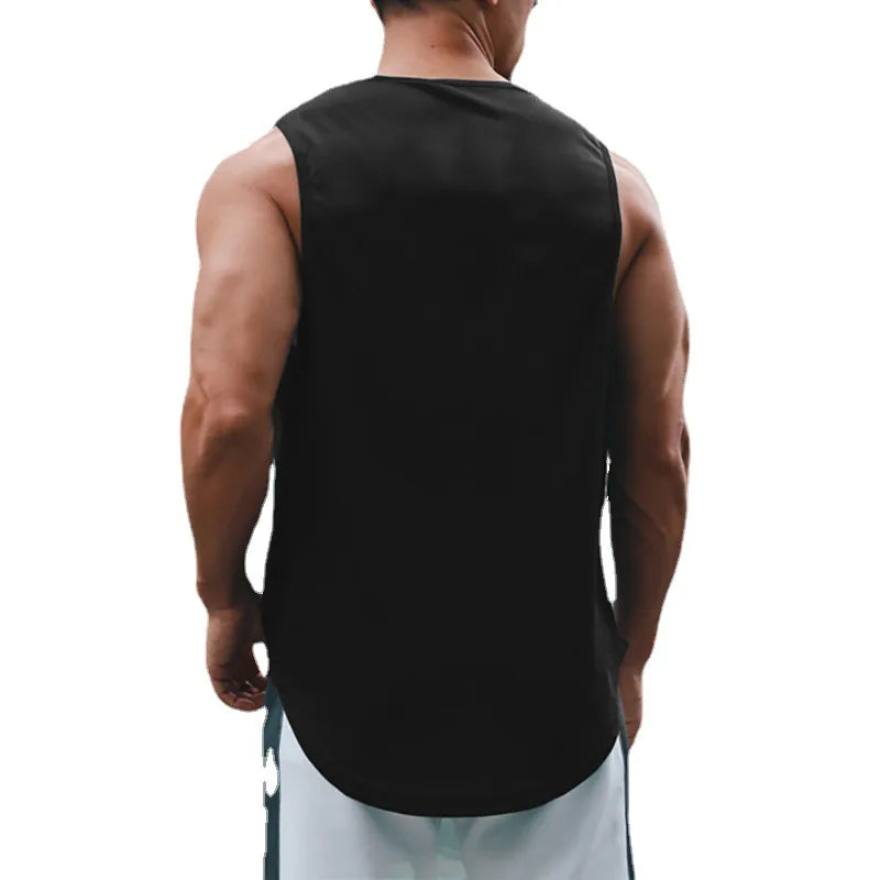 Men’s Summer Gym Tank Top – Quick-Dry Sleeveless Fitness Training Shirt Style Heaven