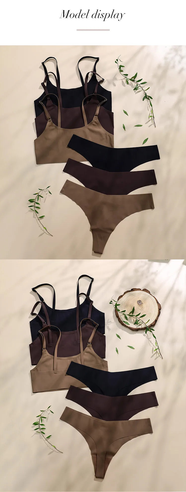 Seamless Ice Silk Bra & Panty Set – Wireless, Ultra-Soft, High-Quality Lingerie for Women Style Heaven