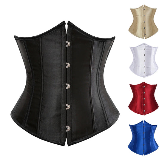 Underbust Corset Waist Trainer – Sexy Slimming Bustier Body Shaper for Women