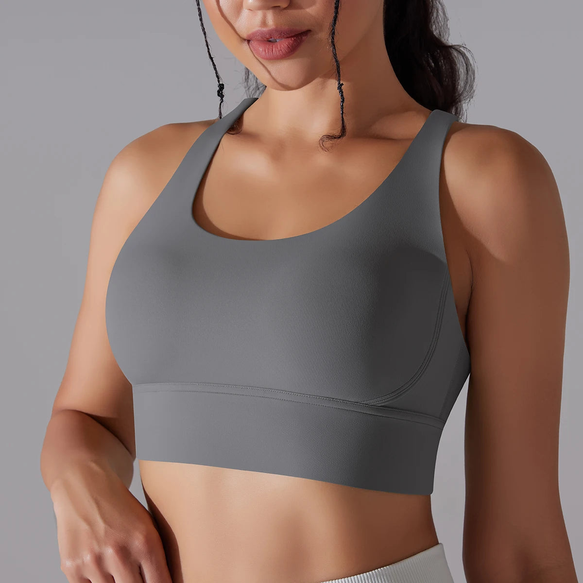 Women’s Yoga Bra Tank Top – Naked Feel Sport Bra Gym Vest Camisole for Fitness & Workout Style Heaven