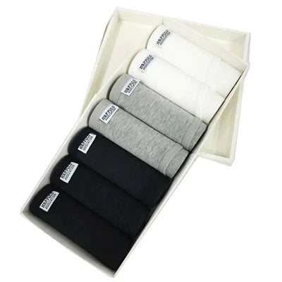 7PCS Candy Color Cotton Panties – Women's Breathable Mid-Waist Underwear Set, Soft & Comfortable Plus-Size Briefs Style Heaven