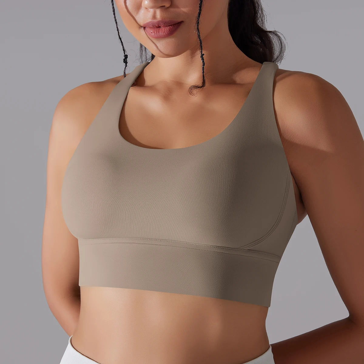 Women’s Yoga Bra Tank Top – Naked Feel Sport Bra Gym Vest Camisole for Fitness & Workout Style Heaven