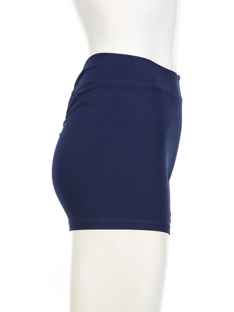Rockmore Pleated High Waist Yoga Shorts – Butt Lifting & Tummy Control Fitness Shorts for Women Style Heaven