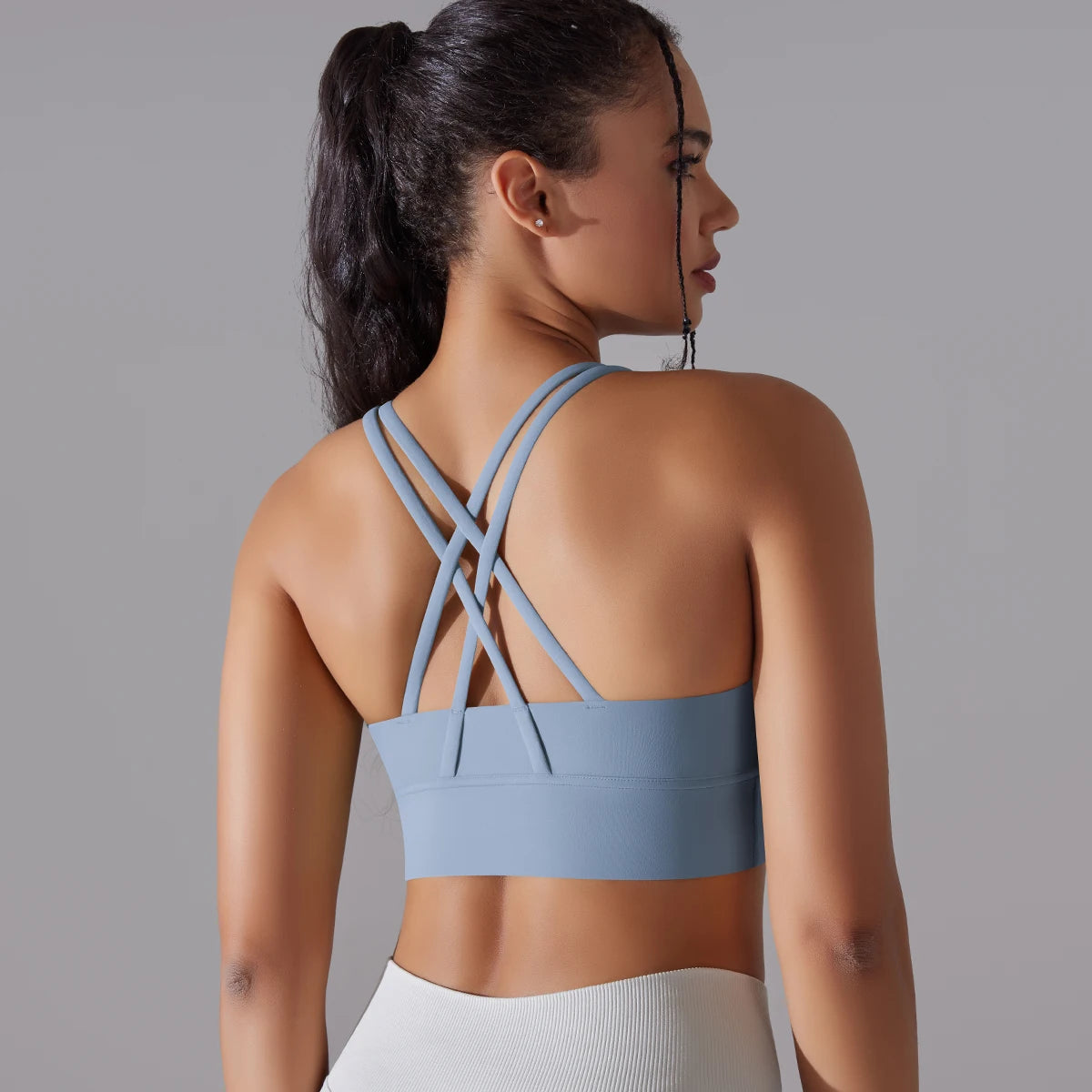 Women’s Yoga Bra Tank Top – Naked Feel Sport Bra Gym Vest Camisole for Fitness & Workout Style Heaven