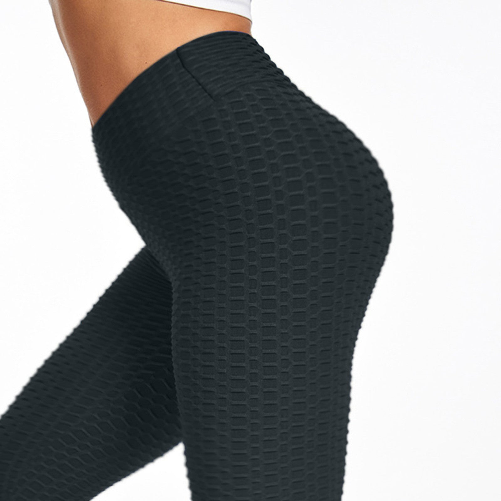 Women's Bubble Hip-Lifting Flared Yoga Pants – High Waist Fitness & Dance Workout Trousers Style Heaven