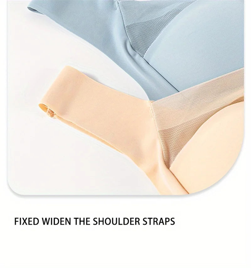 2-in-1 Seamless Wireless Sports Bra – Breathable Push-Up Tank for Running, Workout & Everyday Comfort Style Heaven