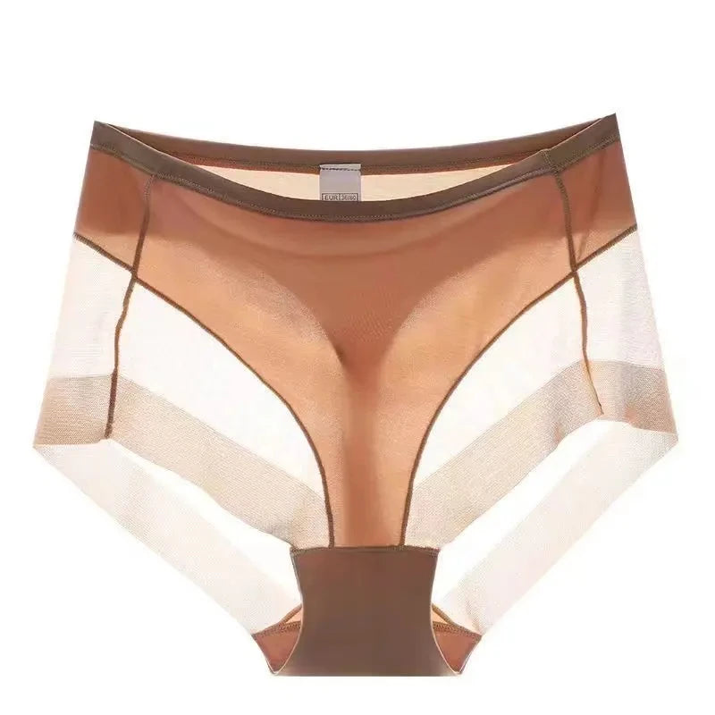2PCS Sexy Mid-Rise Transparent Briefs – Elastic Waistband, Butt-Lifting, Comfortable Lingerie for Women Style Heaven