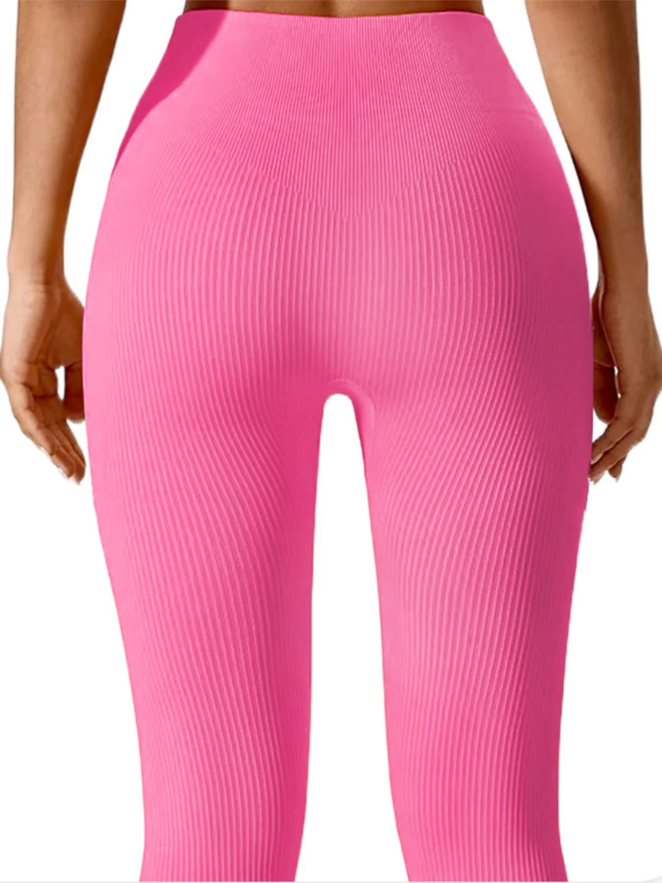 High Waisted Seamless Ribbed Yoga Leggings – Fall & Winter Fitness Tights for Women Style Heaven
