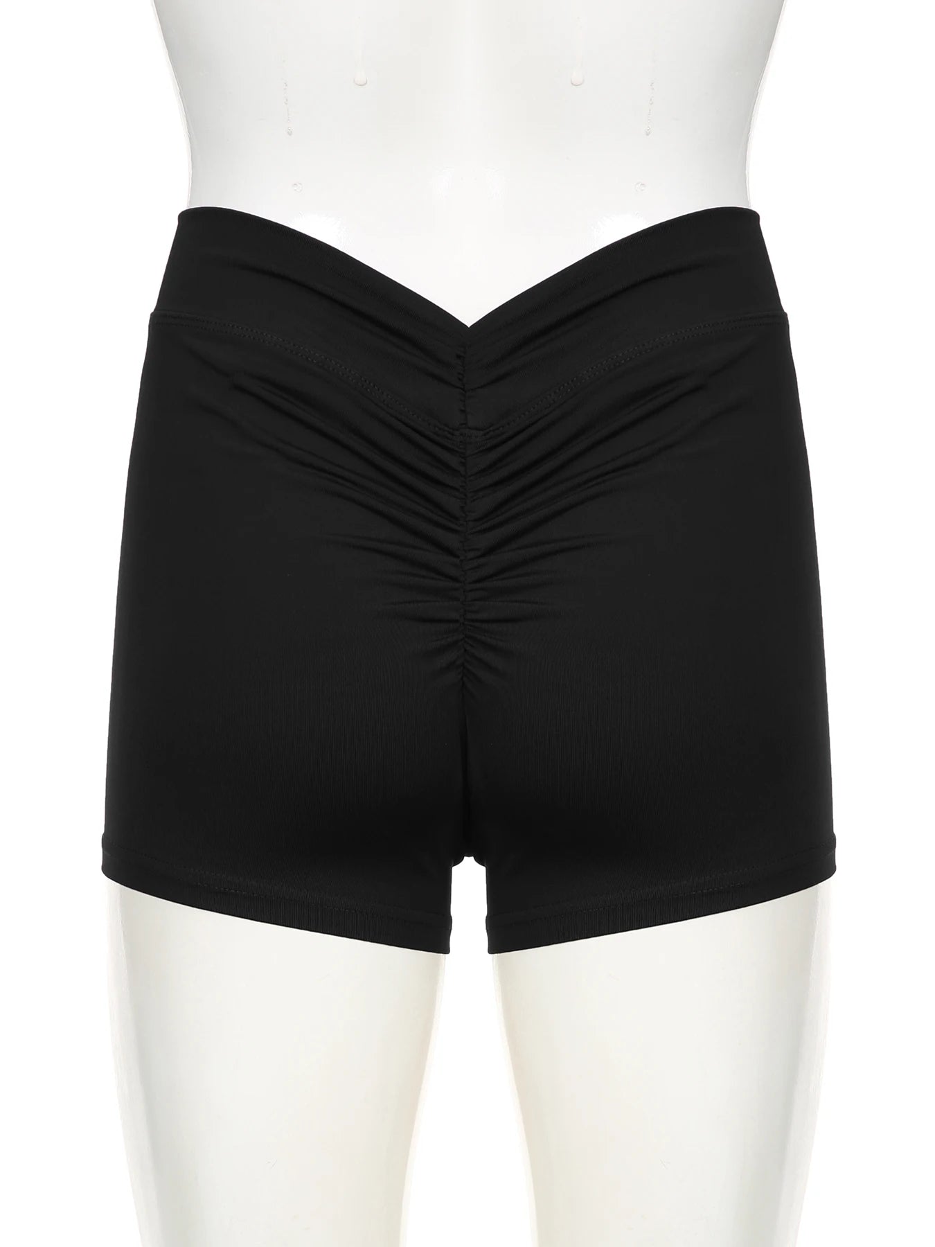 Rockmore Pleated High Waist Yoga Shorts – Butt Lifting & Tummy Control Fitness Shorts for Women Style Heaven