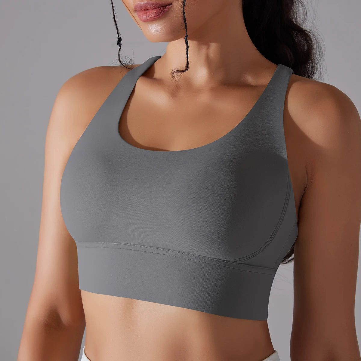 Women’s Yoga Bra Tank Top – Naked Feel Sport Bra Gym Vest Camisole for Fitness & Workout Style Heaven