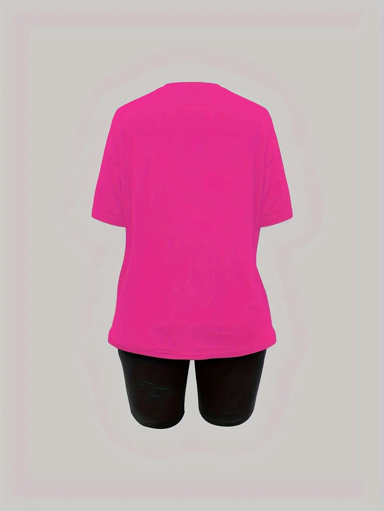 Summer Women’s “23” Print T-Shirt & Shorts Set – Casual Two-Piece Loungewear Style Heaven