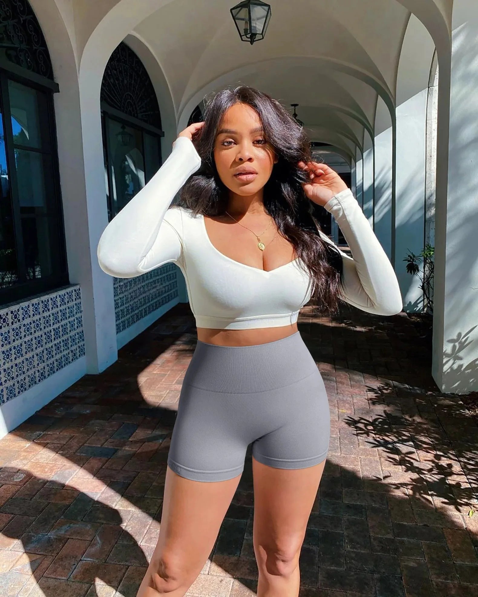 Women's Seamless High-Waisted Yoga Shorts – Summer Hip Lift No-Line Sports Activewear Style Heaven
