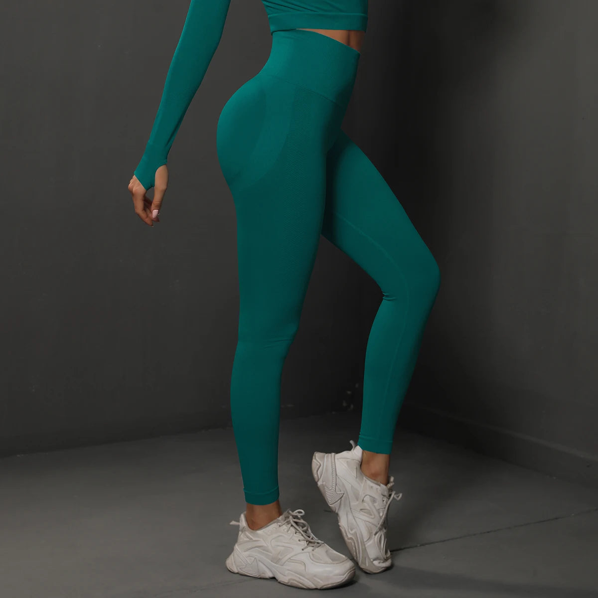 Seamless High Waist Booty Lifting Gym Leggings – Women's Yoga Pants for Fitness & Sportswear Style Heaven